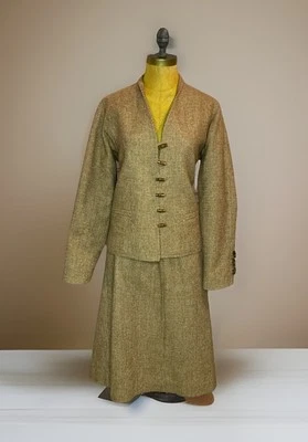 Blazer y falda de colección Adolph Schumann para Lilli Ann traje lana tweed carrera Foto 1 de 4