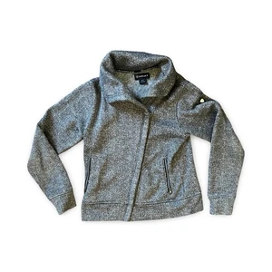 Ariat Damen Contender Equestrian Fleece grau asymmetrische Jacke Reißverschluss XS - Bild 1 von 8