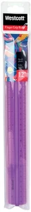 Westcott Finger Grip Ruler 12"-Assorted Colors - 6 Pack - Picture 1 of 1