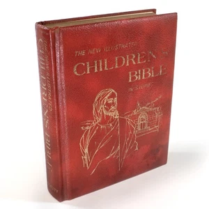 The New Illustrated Children’s Bible in Stories Rev. J.F. Allen Carlo Tora Royal - Picture 1 of 9