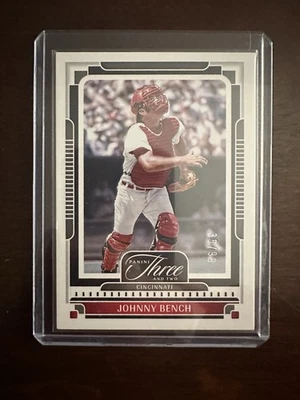 2025 Panini Threw And Two #16 Johnny Bench /99 Cincinnati Reds - Image 1 of 2