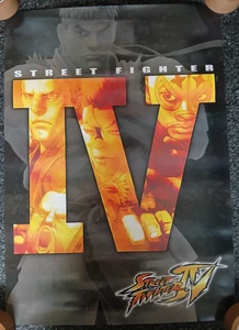 STREET FIGHTER IV ARCADE POSTER PROMO CAPCOM - Picture 1 of 1