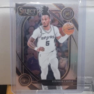 2024-25 Panini Select Stephon Castle RC Courtside Rookie #292 Spurs - Picture 1 of 2