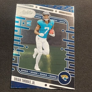 Panini Absolute 2024 - Rookies Brian Thomas Jr. #123 azul (RC) - Imagen 1 de 2