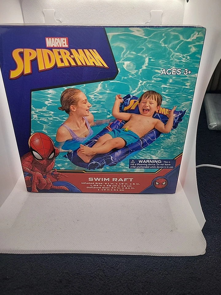 Balsa de natación inflable Bestway Spiderman para niños edades 3+ - 41"x19"x6" - Nueva Foto 1 de 4