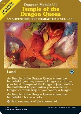 Temple of the Dragon Queen (Dungeon Module) 357 LP Normal Adventures in the F... - Image 1 of 1