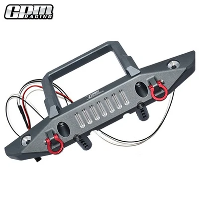 GPM Aluminium Front Bumper With D-Rings For AXIAL 1/6 SCX6 Jeep Trial Honcho - Image 1 of 4