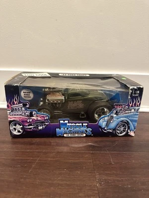 33 Ford Coupe Black Widow Green 1:18 scale die cast Muscle Mach - Image 1 of 4