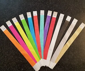 4.000 Pulseras Tyvek 3/4" 16 colores a elegir  - Imagen 1 de 1