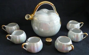 Service à liqueur Limoges – porcelaine fine – REF 1514 – 7 pièces - Imagen 1 de 12