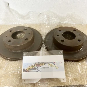 Subaru Sambar Genuine KS3 KS4 Disc brake rotors Front right left set Used - Picture 1 of 9