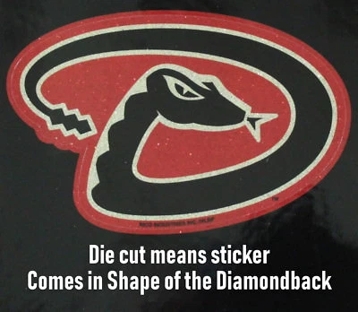 Arizona Diamondbacks Lic. MLB Die Cut Window Decal colorful Baseball Car Sticker - Image 1 of 4