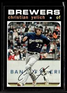 VARIAZIONE FOTO PATRIMONIO 2020 CHRISTIAN YELICH BREWERS - Foto 1 di 1