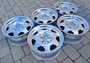 Mercedes A208 CLK OEM Forged Fuchs 16x7 5x112 POLISHED 5 Wheels Rims -*Vanagon* - Picture 1 of 23