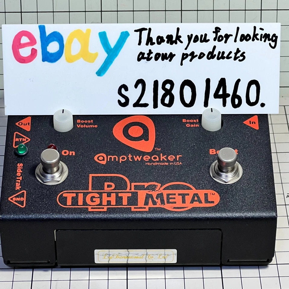 Amptweaker Tight Metal Pro High-Gain Distortion Effects Pedal Near Mint - Image 1 of 4