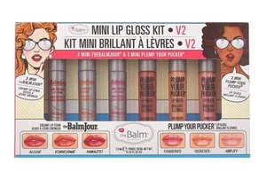 theBalm Cosmetics Mini Lip Gloss Kit Vol. 2 - 6 Piece Mini Lip Gloss Kit - NIB - Picture 1 of 2