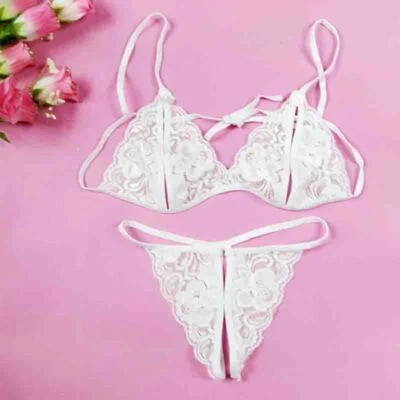 Lot Women Sexy Lingerie Lace Dress G-string Underwear Babydoll Sleepwear Sets - Image 1 of 4