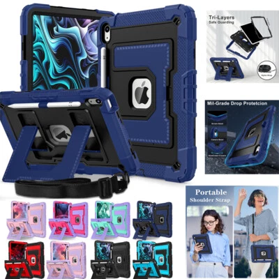 Rugged Heavy Duty Kickstand Cover For iPad 10.2" Case 7th 8th 9th 10th 11th Gen - Image 1 of 4