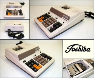 Vintage Toshiba BC-1231P Printing Calculator - Picture 1 of 4