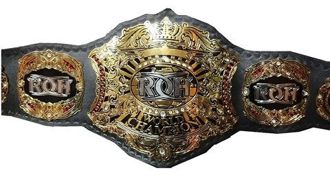 ROH Ring Of Honor World Heavy Weight Wrestling Championship Replica Tittle Belt Cover