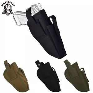 Universal Tactical Pistol Right Left Hand Gun Holster Magazine Pouch Waist Bag - Picture 1 of 13