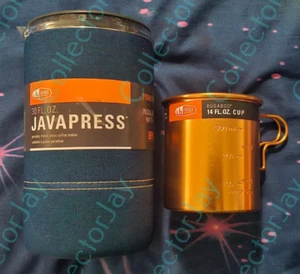 GSI Outdoors 30oz Java Press French Press Coffee Press Camping + 14oz Copper Cup - Picture 1 of 1