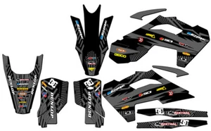 2023-2025 FC MAYHEM Black Senge Graphics Kit Compatible with Husqvarna - Picture 1 of 10