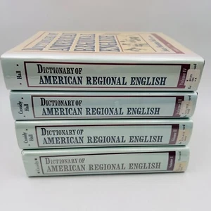 Dictionary of American Regional English Complete Vol. 1-4 Set A-Z Harvard Press - Picture 1 of 18