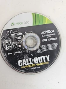 xbox 360 call of duty disc advanced warfare install disc only HEAVILY SCRATCHED - Picture 1 of 2