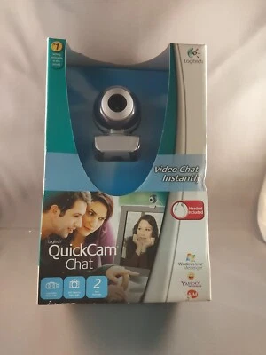 Logitech Quickcam Video Chat Web Cam Headset included - NEW - Image 1 of 4