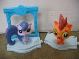LITTLEST PET SHOP McDonald's Bobble Heads RUSSELL Ferguson CARLA Decourant 2015 - Picture 1 of 1