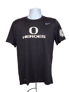 NEW Oregon DUCKS Football TEAM ISSUED Nike Dri-Fit O HEROES Tee SHIRT   Men's  M - Picture 1 of 3