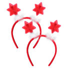  2 PCS Christmas Hair Band Party Novety Headband Heart-shaped