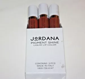 JORDANA Pigment Shine Liquid Lip Color #11 Let's Toast Lot Of 3 Sealed - Picture 1 of 2