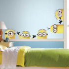 Minions Despicable Me 3 Peeking Minions Giant Peel and Stick Wall Decals, Vinyl 