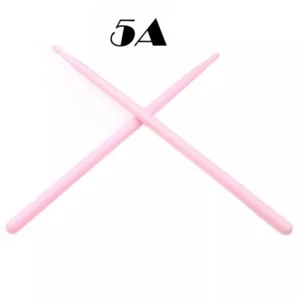 COPPIA BACCHETTE ROSA 5A BASTONCINI NYLON - Foto 1 di 8