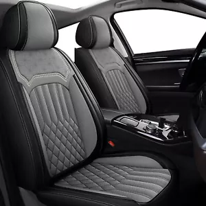 Breatahble Car Front Row Seat Covers Faux Leather For JEEP Gladiator 2020-2024 - Picture 1 of 7