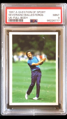 Severiano Ballesteros 1987 A Question of Sport Golf PSA 9 Mint (Sale) - Image 1 of 4
