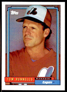 1992 Topps  #51  Tom Runnells    Manager   Montreal Expos FREE shipping