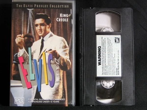King criollo. Elvis Presley. Cinta de casete VHS. 1993. Hecho en Australia - Imagen 1 de 3