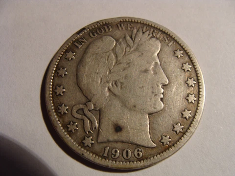 1906-O Barber Half Dollar Cover