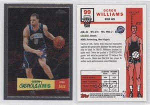2007-08 Topps Chrome 1957-58 Variations Deron Williams #99