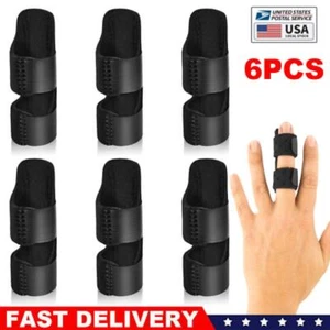 Finger Splints, 6pcs Finger Support Brace for Arthritis Knuckle Immobilization - Picture 1 of 6