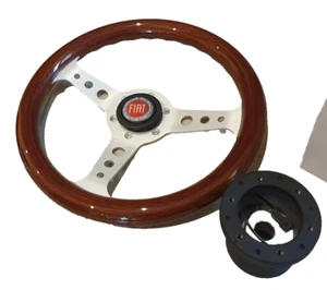 KIT VOLANTE FIAT 500 EPOCA mod MILLEMIGLIA 32+ STEMMA - Imagen 1 de 10