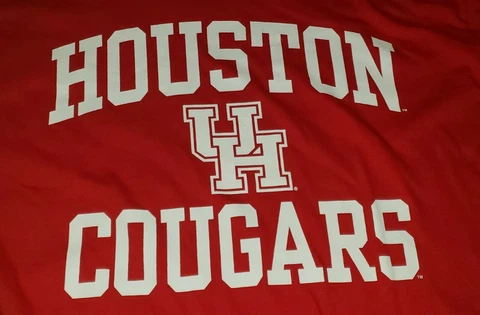 HOUSTON COUGARS red 2XLT shirt ncaa new with tags                            B1 Cover