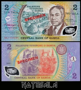 SAMOA 2 TALA ND 2003 Pick-31s POLÍMERO "ESPECIMEN" Serie AAJ 000000 NUEVO-SIN CIRCULAR - Imagen 1 de 1
