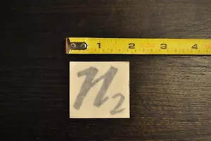 1=N2 Saleen decal OEM black - Picture 1 of 2