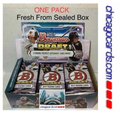 *USA* 2019 Bowman Draft HOBBY Jumbo Pack Look4 Rutschman Carroll Henderson AUTO - Image 1 of 4