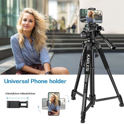 KARLES Portable Travel Tripod Stand Pan head for Canon Nikon Sony DSLR Camera DV - Image 1 of 4