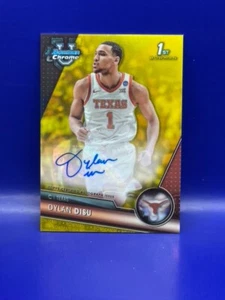Dylan Disu Auto 2024 Bowman Chrome University Yellow 65/75 #BCPADDI - Picture 1 of 2